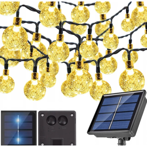 TG71398-1 SOLARLAMPE GARLANDE 20LED 5M GARTENLAMPE FÜR BALKON LICHTERKREIS