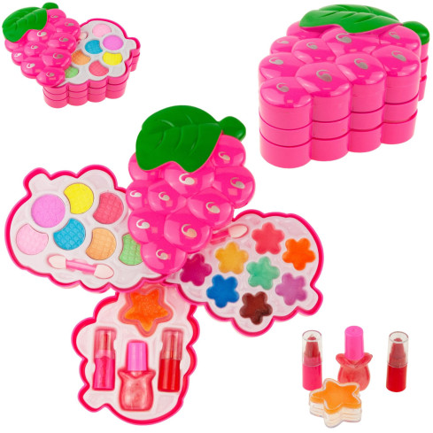 TG71163 GESICHT MAKE-UP KIT MAKE-UP MÄDCHEN SPIELZEUG TRAUBE