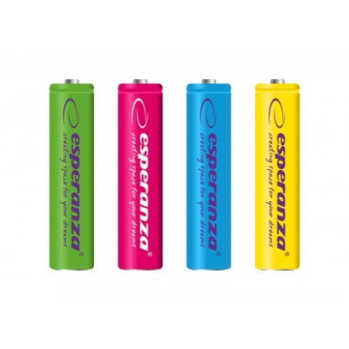 ES28 WIEDERAUFLADBARE BATTERIEN NI-MH AAA 1000MAH MIX FARBEN
