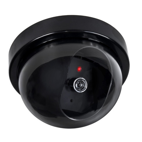 AG34 DUMMY CCTV KAMERA KUPPEL BLINKENDE LED ÜBERWACHUNG