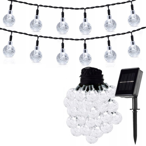 TG71398-2 SOLARLAMPE GIRLAND 20LED 5M GARTENLAMPE FÜR BALKON string KALTES LICHT