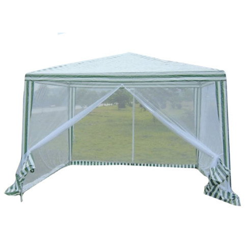 L33C GARDEN Pavillon Abdeckung 4 x Moskitonetz + Dach