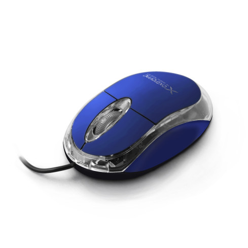 ES100N Camille – optische Maus, blau, mit Kabel
