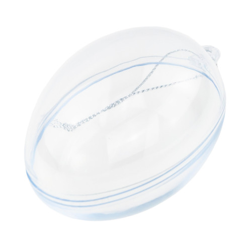 TG35237 ACRYL-EI TRANSPARENTES FALT-EI 6CM PLASTIK-OSTEREI