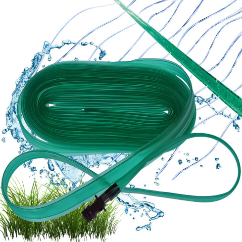 TG56050 Gartenschlauch mit Sprüh- und Tropffunktion, flexibles Bewässerungssystem, 15 m