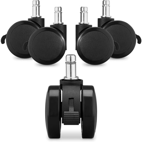 TG66800 MÖBEL ROLLEN GUMMIRÄDER FÜR SCHRANK STUHL SET VON 5 STÜCK SCHWARZ MÖBEL ROLLEN GUMMIRÄDER FÜR SCHRANK STUHL SET VON 5 STÜCK SCHWARZ