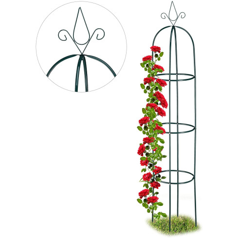 TG60185 GARTENBLUME PERGOLA Rosen 190CM OBELISK