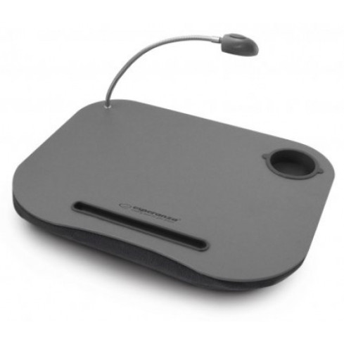 ES200S SENTINEL LAPTOP TISCH MIT LED GRAU