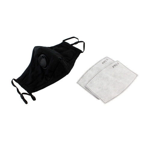 AG303E 2-Filter-Sportmaske mit PM 2,5-Ventil