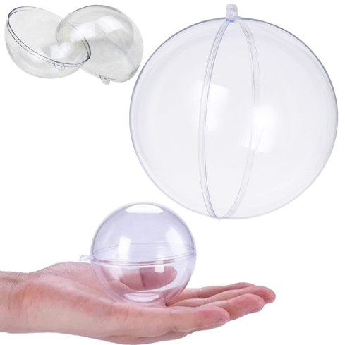 TG39029-BN BOMBLE ACRYLIC BALL FULL FOLDING BALLS PLASTIC 5cm TRANSPARENT