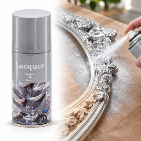ARP7029 Dekorfarbe, silber, Sprühfarbe, DIY, handgefertigt, Decoupage, Restaurierung, 150 ml