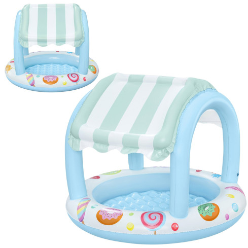 52638 Planschbecken, Kinderbecken, aufblasbarer Boden, Bestway 34L 1.04 X 0.84m