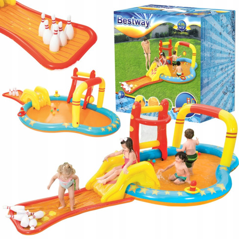 53068 Bestway Aufblasbarer Wasserspielplatz Planschbecken
