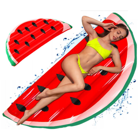 2651 STRAND AUFBLASBARE MATRATZE XXL WASSERMELONE FÜR SCHWIMMBAD STRAND URLAUB