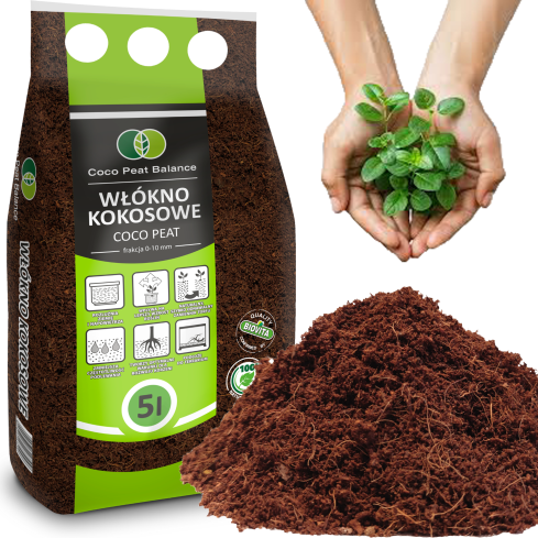 BIO16 BIOVITA COCO PEAT KOKOSFASER GELOCKERTES SUBSTRAT 0-10MM 5L
