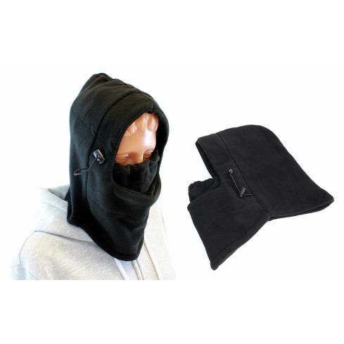BQ42 Sturmhaube, Fleece-Maske, 3-in-1-Mütze, Kapuze, Schal