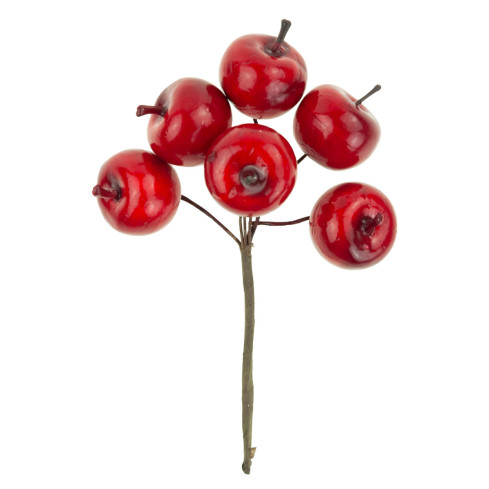 CV12367 ÄPFEL AUF EINEM DRAHT KÜNSTLICHE FRÜCHTE AUF EINEM PICK WEIHNACHTSBAUM DEKORATIONEN