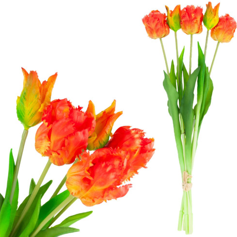 CV13899-7 PAPULIANS PAPUZA BUNCH KÜNSTLICHE BLUMEN gummiert 5 Stück wie lebende Blumen