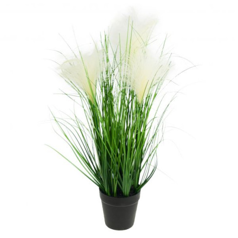 CV08347 PAMPAS-TRAY 65cm KÜNSTLICHE DEKORATIVE PAMPAS-FERTIGKEIT