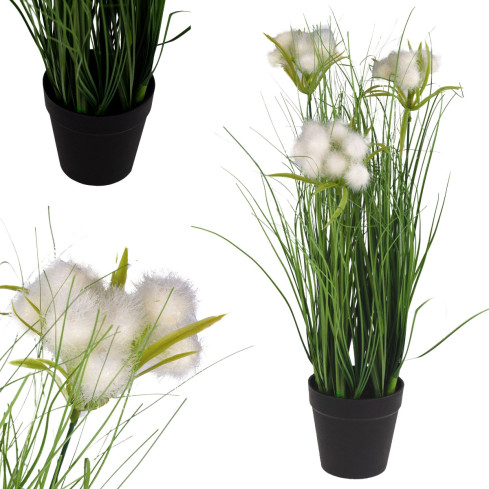 CV17514 GETOPFTES KUNSTGRAS PAMPAS-SIEGEL DEKORATIV