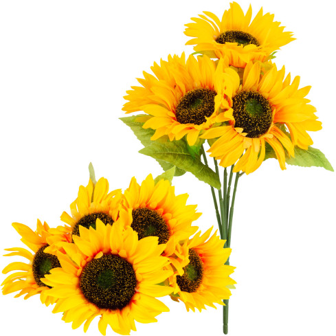 CV18502 SONNENBLUMEN STRAUSS VON SONNENBLUMEN KUNSTBLUMEN