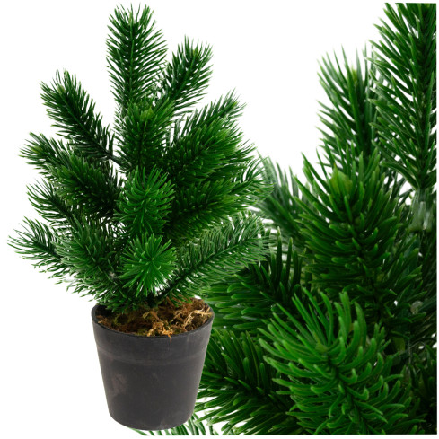 CV34057 Weihnachtsbaum im Blumentopf weihnachtliche Deko-Stele