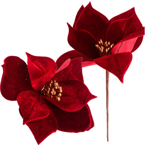 CV34101-6 STERN VON BETHLEHEM AUF SPITZE VELOUR POINSETTIA WEIHNACHTSBAUM