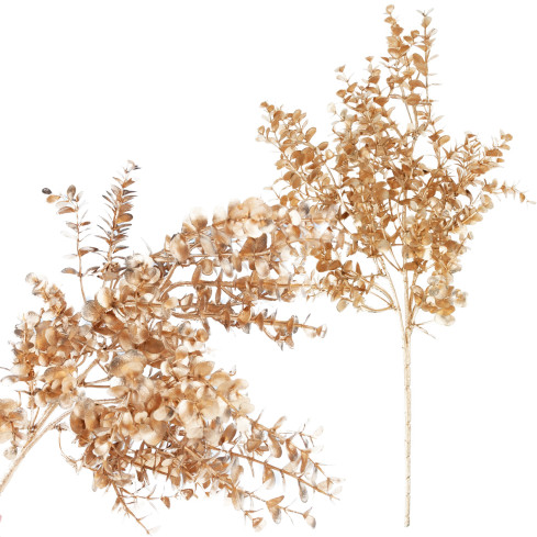 CV37058-2 ORNAMENTALEN ZWEIG GOLD DICHTEN ELEGANTEN GLAMOUR BLÄTTER URLAUB