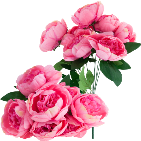 CV38309-2 PEONIA ARTIFICIAL BUNCH x 7 PIPES OF SPRING