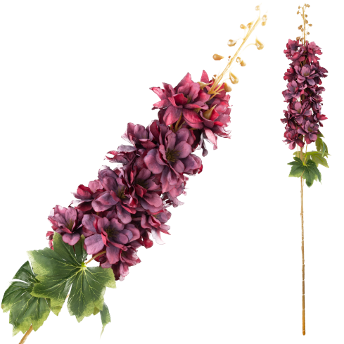 CV41524-10 Einzelne dekorative Glockenblume, burgunderrot, schattiert, 95 cm