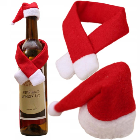 TG53028 FESTLICHE FLASCHE KLEIDUNGSKAPPE + SCHAL