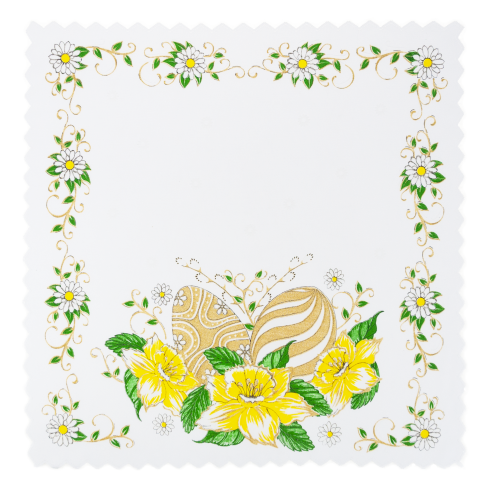 DEC4518 OSTERN SERVIETTE 36CM OSTERN TISCHDEKORATION
