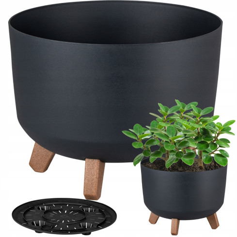 DGRL200-S433 GRACIA ANTHRAZIT BLUMENTOPF