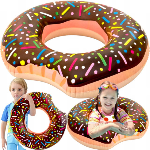 TG48122B DONUT BRAUN STRAND AUFBLASBARES RAD