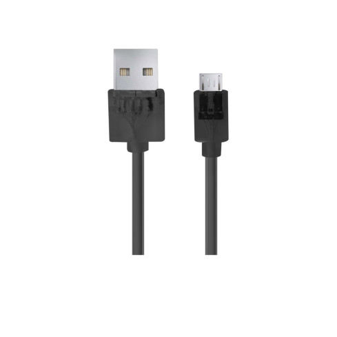 EB185K ESPERANZA MICRO USB 2.0 A-B M/M KABEL 1.5M SCHWARZ TRANSPARENT