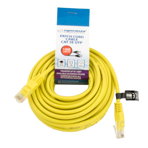 EB277Y UTP CAT 5E PATCHKABEL 10M GELB
