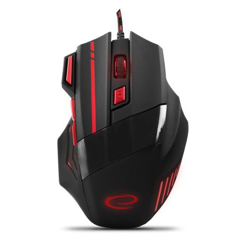 EGM201R GAMING KABELGEBUNDENE MAUS 7D OPT. USB MX201 WOLF ROT