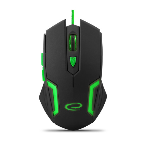 EGM205G GAMING MAUS VERKABELT 6D USB GRÜN KÄMPFER ESPERANZA GAMING MAUS