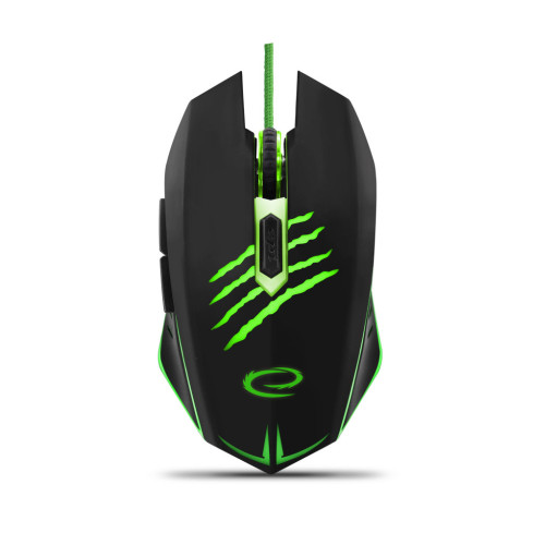 EGM209G ESPERANZA WIRED MOUSE FÜR SPIELER 6D OPT. USB MX209 CLAW GRÜN