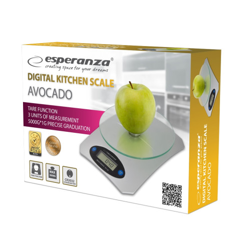 EX006 ESPERANZA AVOCADO KÜCHENWAAGE