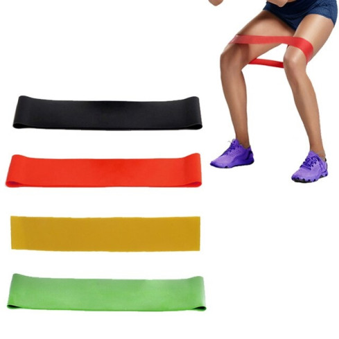 FT37 FITNESS ÜBUNGSBÄNDER SET 4 x GUMM BÄNDER
