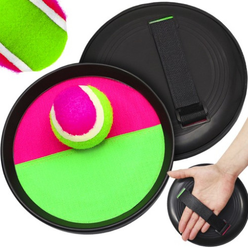 TG71643 KLETTVERSCHLUSS FANGEN BALL STÖCKE UND BALL WERFEN UND FANGEN ARCADE-SPIEL
