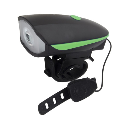 EOT023 LED-Fahrrad-Frontleuchte mit Klingel 2in1 stark ALFARD