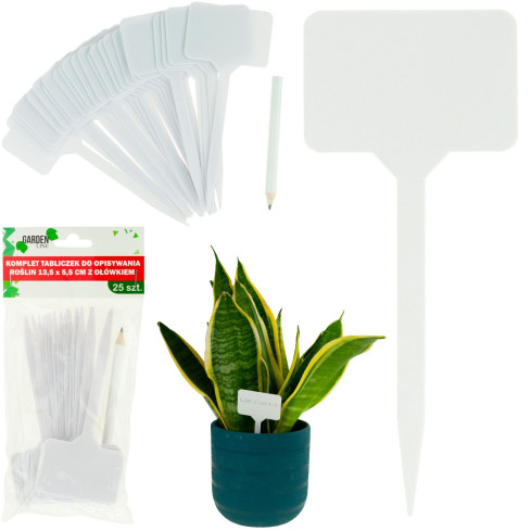 EVA2734 PLANT LABELS mit Bleistift 25pcs