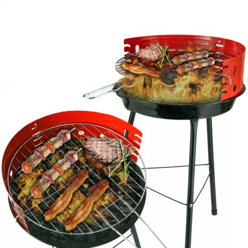 TG71413 RUNDER GARTEN-HOLZKOHLEGRILL 30CM ROST