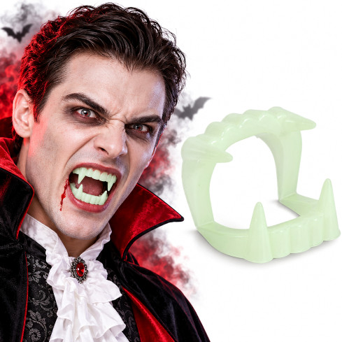 KK1 Vampirzähne für den Oberkiefer – Halloween-Reißzähne
