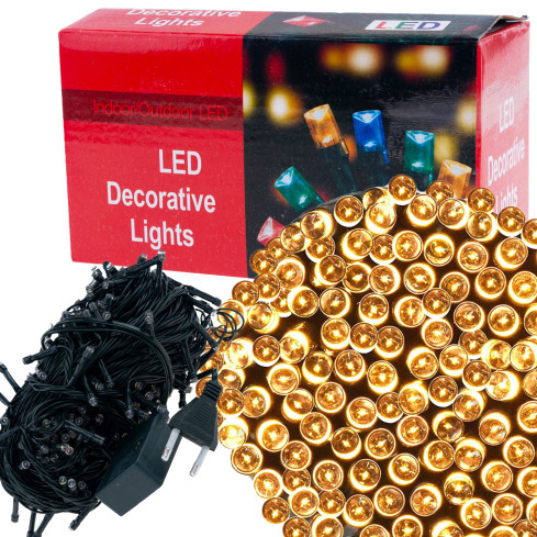 LC100 Weihnachtsbaumbeleuchtung, 100 LEDs, warmweiß, Innenbeleuchtung für den Weihnachtsbaum
