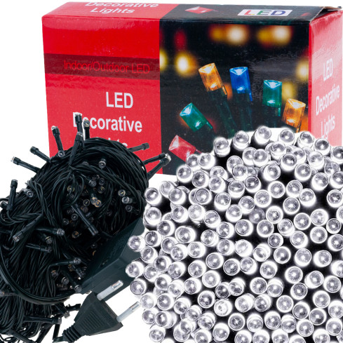 LZ500 Weihnachtsbaumbeleuchtung, 500 LEDs, kaltweiß, Innenbeleuchtung für den Weihnachtsbaum