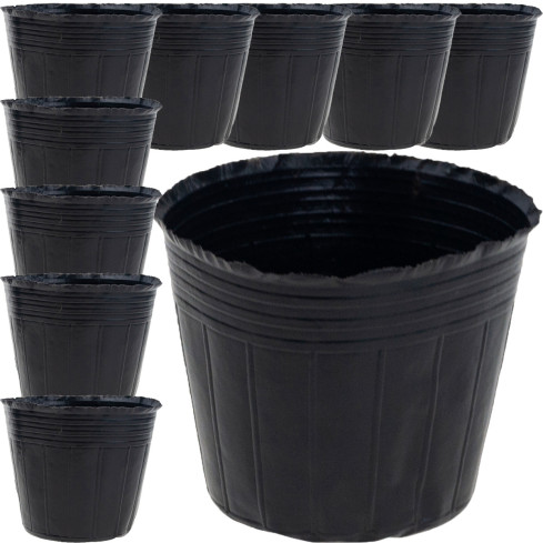 TG70302 Anzucht-Töpfe für Setzlinge, Aussaat, 10x10, 10 Stück/Set