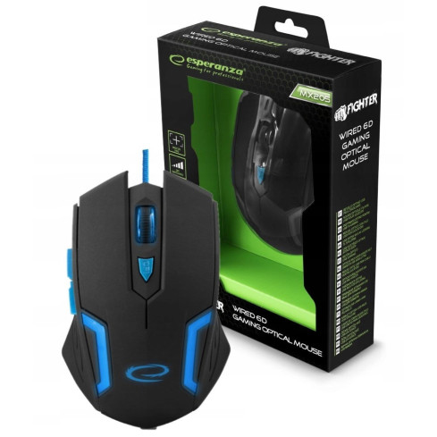 EGM205B GAMING KABELGEBUNDENE MAUS 6D OPT. USB MX205 FIGHTER BLAU